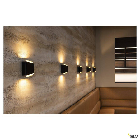 SLV kinkiet techniczny LED Cariso 11W 200lm 2700K czarny 151710