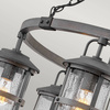 Quintiesse lampa wisząca zewnętrzna Lakehouse 6xE27 ocynk/drewniana IP44 QN-LAKEHOUSE6-P-DZ