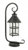 Su-ma lampa stojąca zewnętrzna Toledo E27 czarna/patyna 54cm IP23 K 4011/1/R