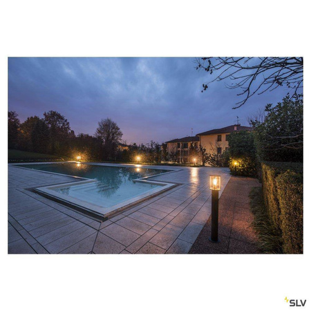 SLV lampa stojąca zewnętrzna Photonia E27 antracytowa 90cm IP55 232075