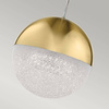 Quintiesse lampa wisząca LED Moonlit 20,9W 2131lm 3000K złota QN-MOONLIT-P-CG