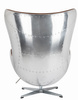 King Home Fotel EGG AVIATOR PU brązowy KH1501100205