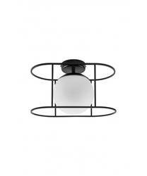 Ummo plafon Kuglo E27 czarny KUA12000