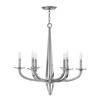 Quintiesse lampa wisząca Ascher 6xE14 nikiel QN-ASCHER6