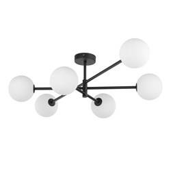 TK Lighting plafon Sarius 6xG9 czarno/biały 4734