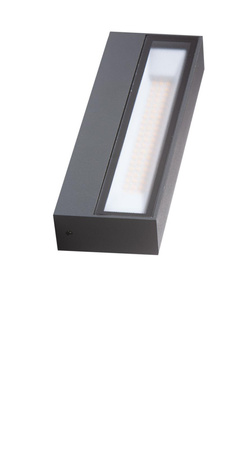 Azzardo kinkiet zewnętrzny LED Casola 12W 3000K szary IP54 AZ4356