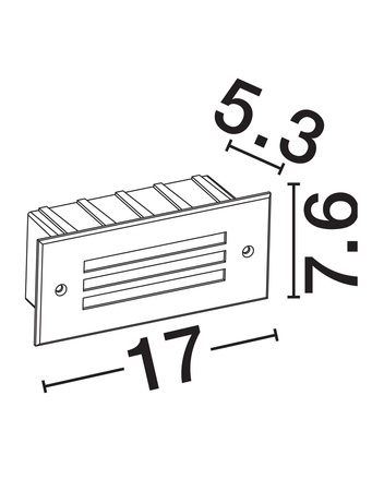 Luces Exclusivas oprawa elewacyjna LED Sorelio 4W 33lm 3000K IP65 czarna LE75315