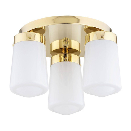 Argon plafon Pasadena 3xE27 mosiężny 6165