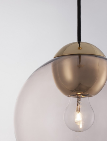 Luces Exclusivas lampa wisząca LED Balmi Ø 24 cm E27 1x12W IP20 złoto/różowa LE43410