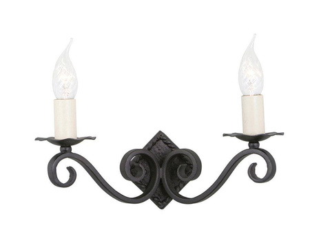 Elstead kinkiet Rectory 2xE14 czarny RY2A-BLACK