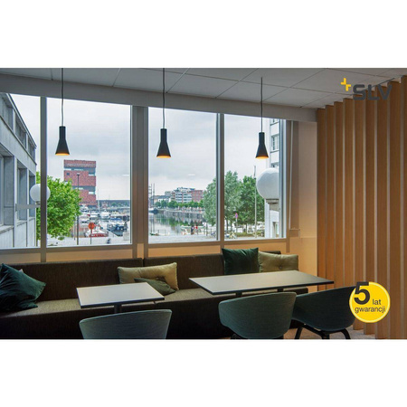 Spotline/SLV lampa wisząca Phelia E27 czarna 1002951