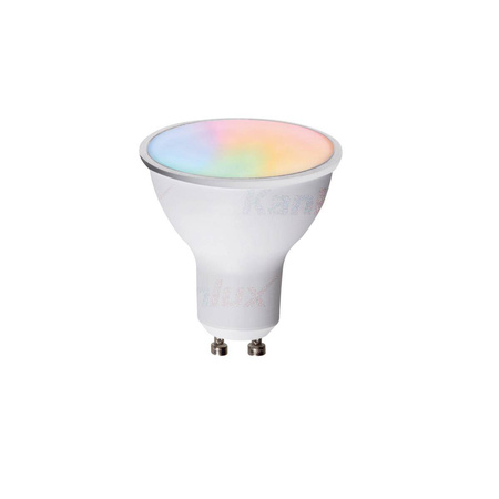 Kanlux SMART żarówka LED GU10 4,7W 325lm 2700/6500K + RGB WiFi+BT 33643