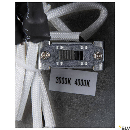 SLV lampa wisząca LED One 80 34W 1270lm 3000/4000K 130° ściemnialna czarna Ø80cm 1004763