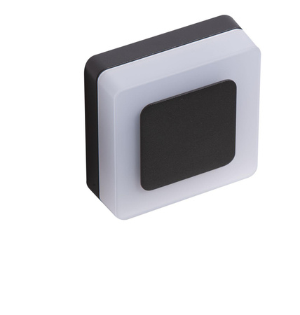 Azzardo kinkiet zewnętrzny LED Enok Square Wall 9W 4000K czarny IP65 AZ4462