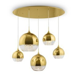 Maytoni lampa wisząca Fermi 5xE27 złota P140-PL-170-5-G