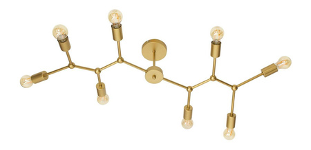 Luces Exclusivas plafon Cumana 8xE27 mosiądz LE41985