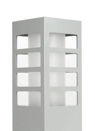 Su-ma lampa stojąca zewnętrzna Rado E27 srebrna 25cm IP54 RADO III 3 AL