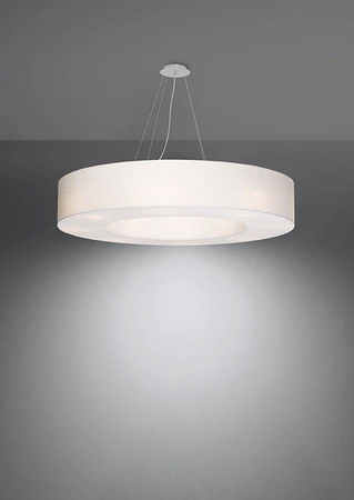 Sollux lampa wisząca Saturno 90 8xE27 biała SL.0795