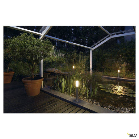 SLV lampa stojąca zewnętrzna Big Nails 50 E27 stalowa 51cm IP44 229162