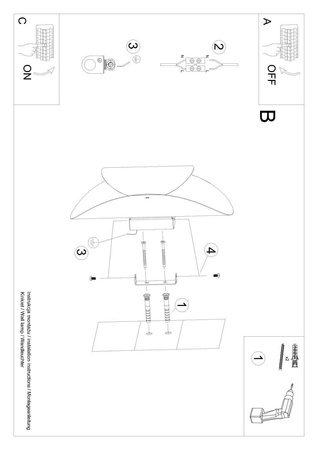 Sollux kinkiet Tear G9 biały SL.1062