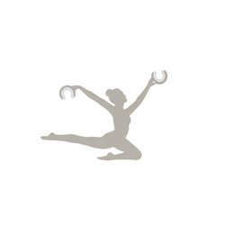 Nowodvorski dekoracyjny uchwyt do przewodu Ballerina szary 11801