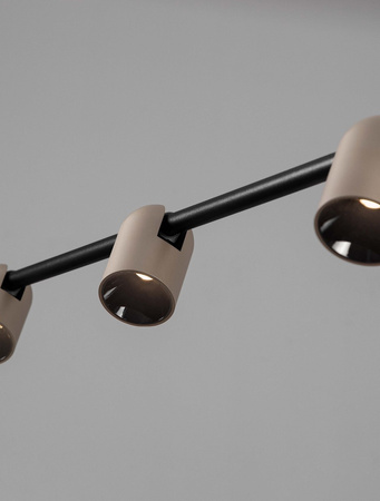 Luces Exclusivas lampa wisząca LED Bulobu ściemnialna 30W 1608lm 3000K IP20 czarno/złota LE44761