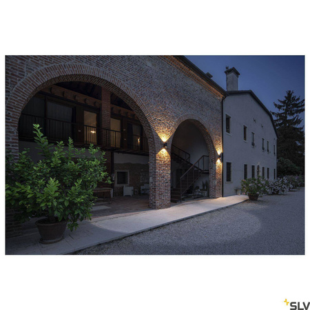 SLV kinkiet zewnętrzna LED Enola ud/down 2x(10W 940lm 3000/4000K) 20W 1880lm antracytowy 1006329