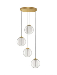 Luces Exclusivas lampa wisząca LED Hualmay ściemnialna Ø 56 cm 25W 1756lm 3000K IP20 złota LE44834