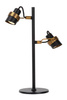 Lucide lampa stołowa Tundran 2xGU10 czarna 34544/02/30
