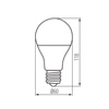 Kanlux SMART żarówka LED E27 9W 806lm 2700/6500K + RGB A60 WiFi+BT 33641