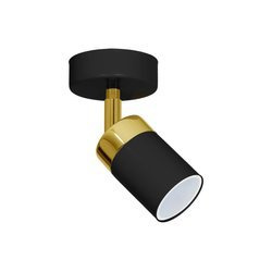 Milagro kinkiet (reflektorek) Joker GU10 czarno/złoty MLP6123