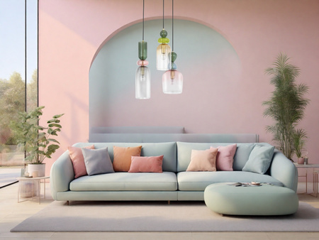 Luces Exclusivas lampa wisząca LED Balam Ø 41 cm E14 3x5W IP20 złota/wielokolorowa LE43400