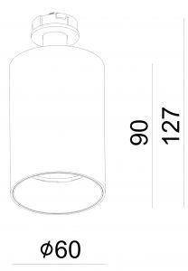 Oxyled moduł świetlny do plafonu Ardizone S 60 9,2W 739lm 4000K czarny (kompletny produkt wymaga bazy montażowej) 458645