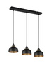 RL lampa wisząca Punch 3xE27 czarno/złota R30813032