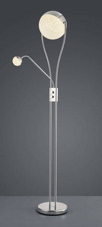 Trio lampa podłogowa LED Chris 22W 2000lm 3000K chrom 180cm 478310206