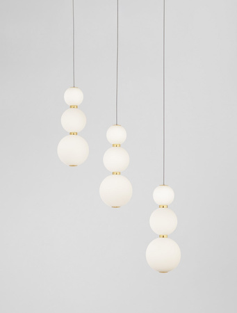 Luces Exclusivas lampa wisząca LED Adan 25W 2265lm 3000K IP20 złota LE43213