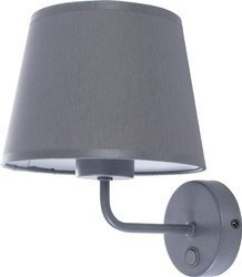TK Lighting kinkiet Maja E27 szary 1880