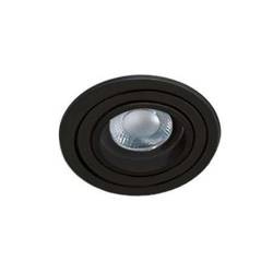 Azzardo oczko stropowe Caro R GU10 czarne AZ2431