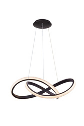 Azzardo SMART lampa wisząca LED Infinity 80 80W 4300lm 3000/4000K czarno/biała AZ5096