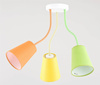 TK Lighting żyrandol / plafon Wire Colour 3xE27 wielokolorowy 2106