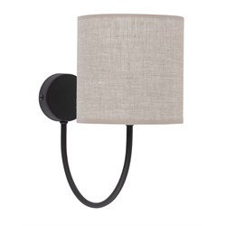 TK Lighting kinkiet Torens 1xE27 czarno/szary 4630