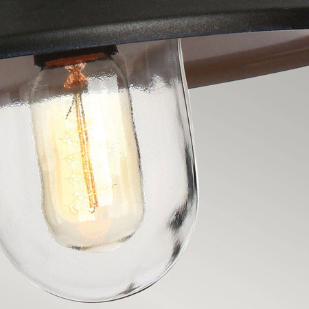 Elstead lampa wisząca zewnętrzna Klampenborg E27 czarna IP44 KLAMPENBORG8-BK