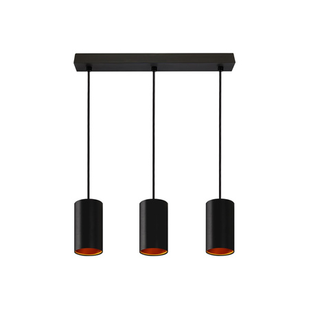 Spectrum lampa wisząca Chloe 3xGU10 czarna SLIP005008