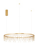 Luces Exclusivas lampa wisząca LED Huaraz ściemnialna Ø 100 cm 36W 3115lm 3000K IP20 złota LE44457