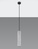 Sollux lampa wisząca Luvo 1 GU10 czarno/betonowa SL.0653