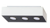Sollux plafon Mono 3 GU10 biało/czarny SL.0068
