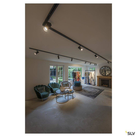 SLV lampa szynowa (reflektorek) LED Helia 50 3F 11W 750lm 3000K 35° czarna 152960