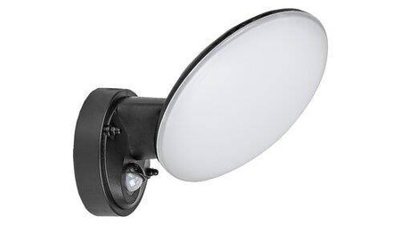 Rabalux kinkiet zewnętrzny LED z czujnikiem ruchu Varna 12W 720lm 4000K czarny IP54 8135