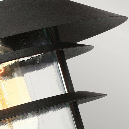 Elstead kinkiet zewnętrzny Helsingor E27 czarny IP44 HELSINGOR-BK