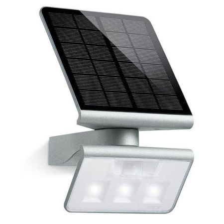 Steinel kinkiet solarny LED z czujnikiem ruchu Xsolar L-S 1,2W 664lm 4000K srebrny IP44 ST671013
